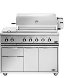 Dynamic Cooking Systems Stainless Steel 56-3/8 in. 5-Burner Built-In Grill 
