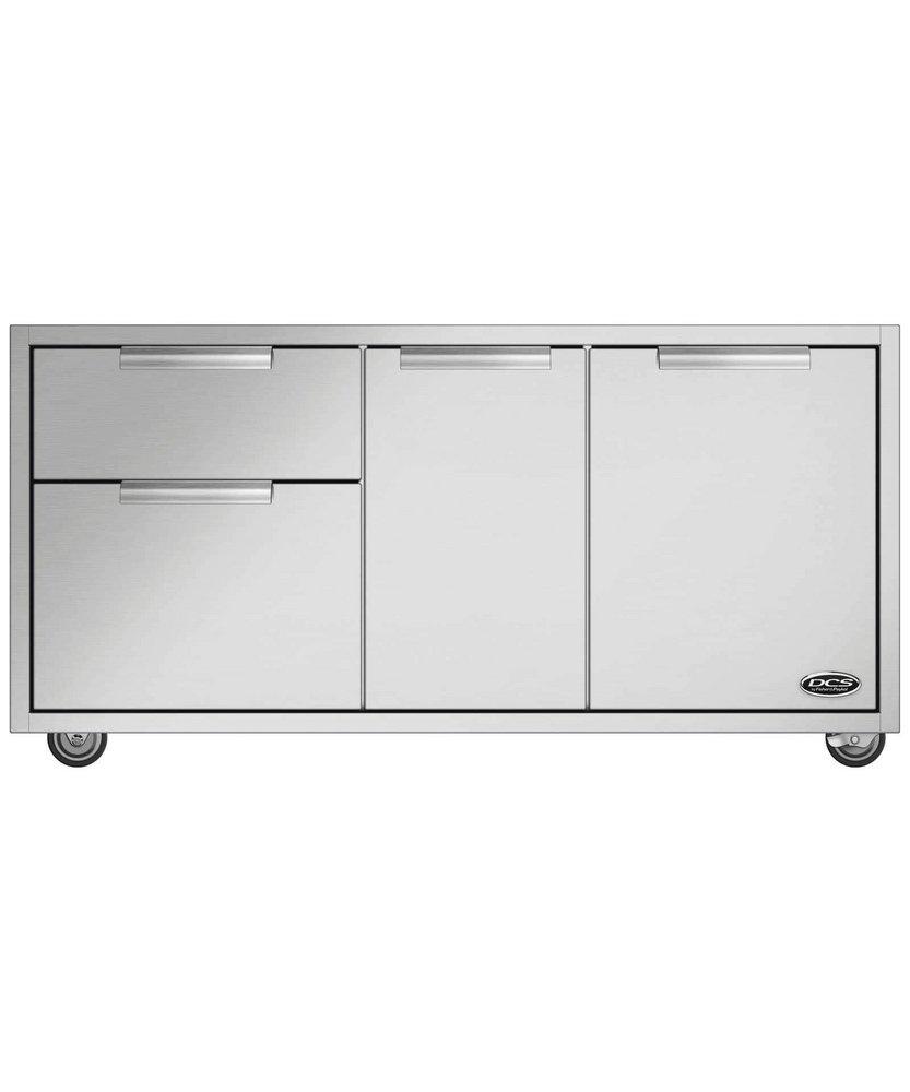 Dynamic Cooking Systems Brushed Stainless Steel CAD Grill Cart 