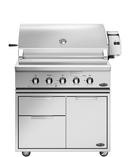 Dynamic Cooking Systems Stainless Steel 45-3/16 in. 5-Burner Built-in Grill in Stainless Steel 