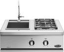 Dynamic Cooking Systems Stainless Steel 30 in. Built-In Dual Side Burner 