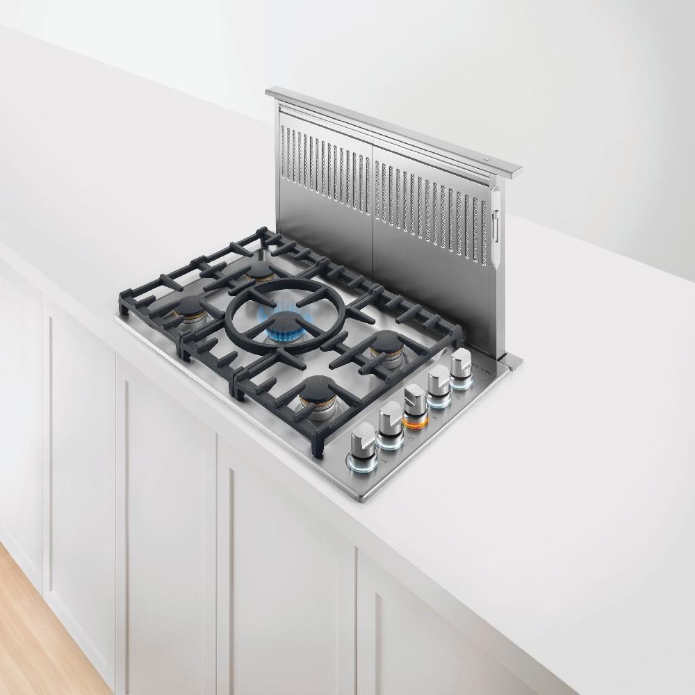 Dynamic Cooking Systems Brushed Stainless Steel 36 in. Downdraft Vent Hood 