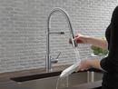 Delta Faucet Arctic Stainless Single Handle Pull Down Kitchen Faucet 
