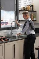 Delta Faucet Arctic Stainless Single Handle Pull Down Touch Activated Kitchen Faucet 