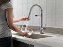 Delta Faucet Arctic Stainless Single Handle Pull Down Touch Activated Kitchen Faucet 