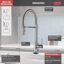 Delta Faucet Chrome Single Handle Pull Down Touch Activated Kitchen Faucet 