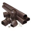 144 x 4-1/2 in. Line Set Cover System Plastic in Brown