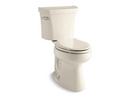 31-1/4 in. 1 gpf Elongated Toilet with Left Hand Trip Lever and Tank Cover Lock in Almond