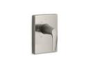 Pressure Balancing Valve Trim with Single Lever Handle in Vibrant Brushed Nickel