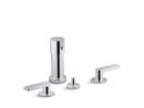 KOHLER Polished Chrome 1.5 gpm Widespread Bidet Faucet with Double-Handle 