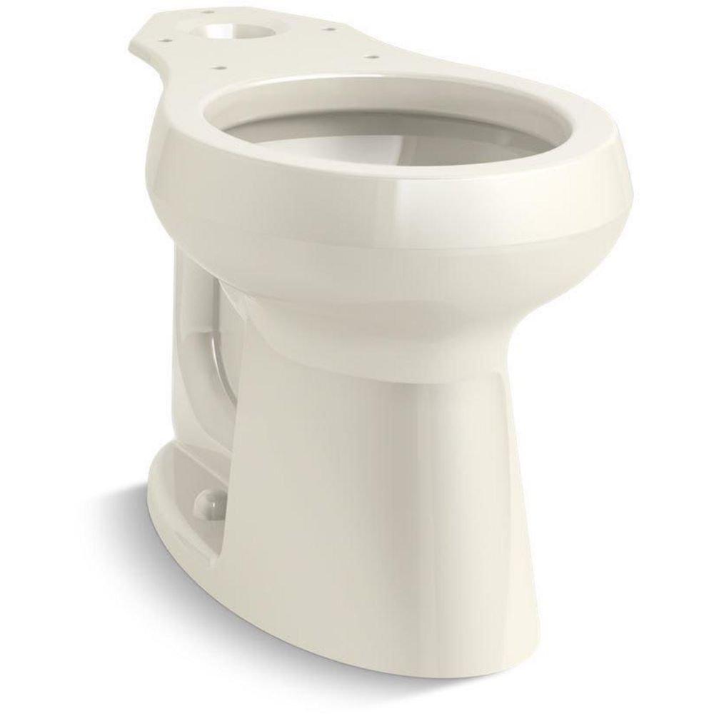 KOHLER Biscuit 1.28 gpf Round Floor Mount Two Piece Toilet Bowl 