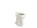 1.28 gpf Round Floor Mount Two Piece Toilet Bowl in Biscuit