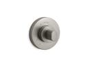 Pressure Balancing Valve Trim with Single Oval Handle in Vibrant Brushed Nickel
