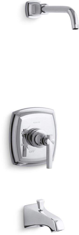 KOHLER Polished Chrome Single Handle Bathtub & Shower Faucet (Trim Only) 