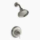 2.5 gpm Shower Valve Trim with Showerhead and Single Lever Handle in Vibrant Brushed Nickel