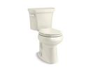 KOHLER Biscuit 1.28 gpf Round Floor Mount Two Piece Toilet 