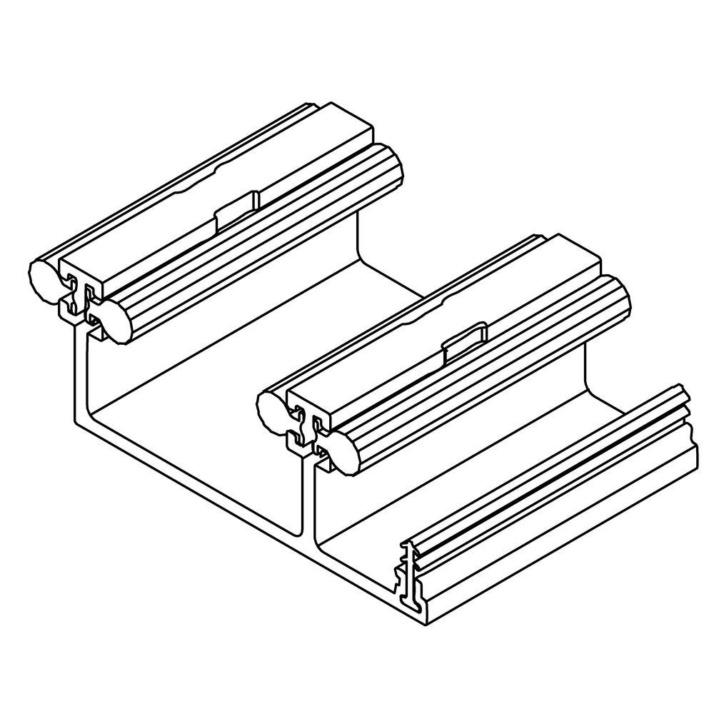 KOHLER Bright Dipped Silver Center Guide Assembly 