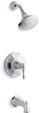 KOHLER Polished Chrome Single Handle Single Function Bathtub & Shower Faucet (Trim Only) 
