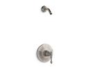 Single Handle Shower Faucet in Vibrant Brushed Nickel