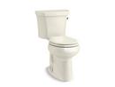 KOHLER Biscuit 1.28 gpf Round Floor Mount Two Piece Toilet 