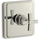 Valve Trim with Single Cross Handle in Vibrant Polished Nickel
