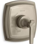 KOHLER Vibrant&reg; Brushed Bronze Pressure Balancing Valve Trim with Single Lever Handle 