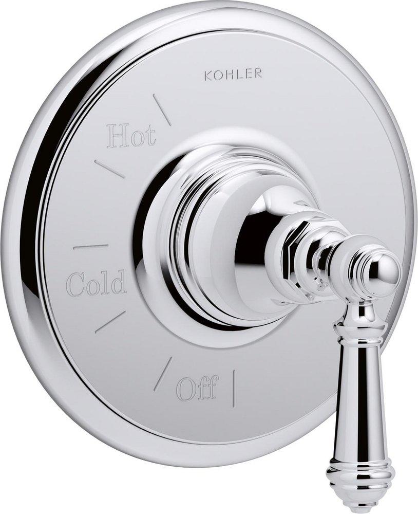 KOHLER Polished Chrome Single Handle Shower Faucet Trim Only 