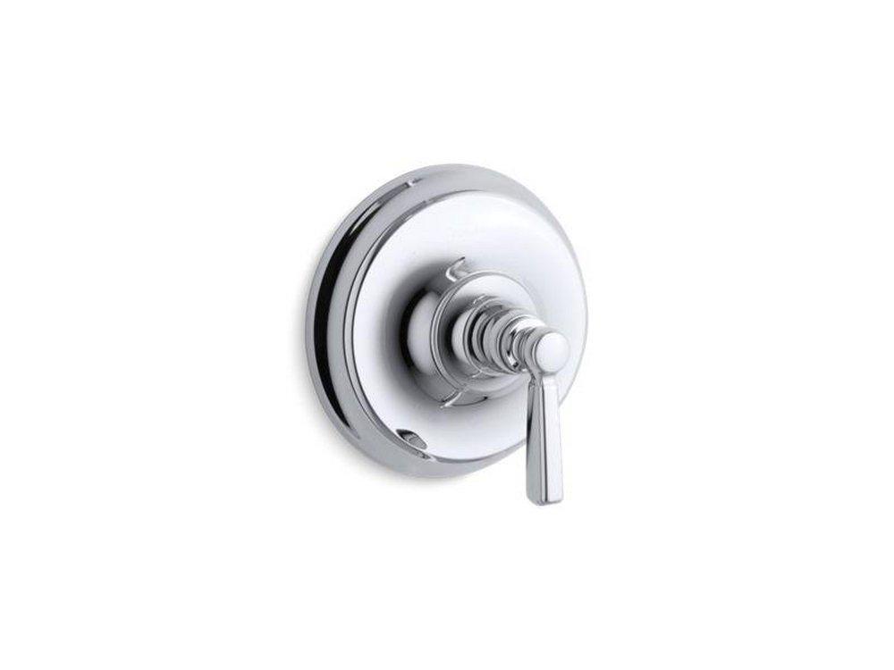 KOHLER Polished Chrome Pressure Balancing Valve Trim with Single Lever Handle 