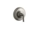 KOHLER Vibrant&reg; Brushed Nickel Pressure Balancing Valve Trim with Single Lever Handle 