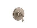 KOHLER Vibrant Brushed Bronze Single Handle Pressure Balancing Valve Trim 