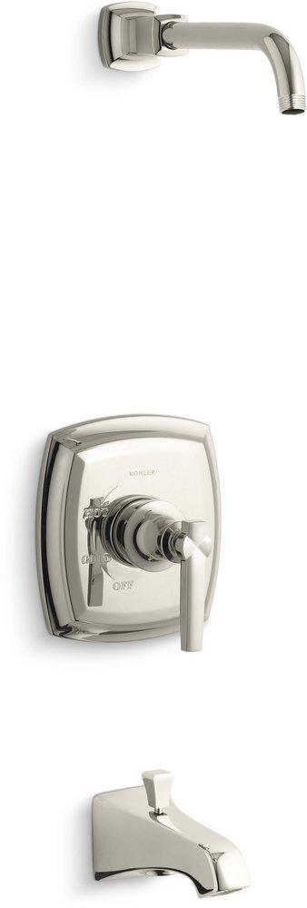 KOHLER Vibrant&reg; Polished Nickel Single Handle Bathtub & Shower Faucet (Trim Only) 