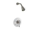 2.5 gpm Shower Valve Trim with Single Lever Handle and Showerhead in Vibrant Brushed Nickel