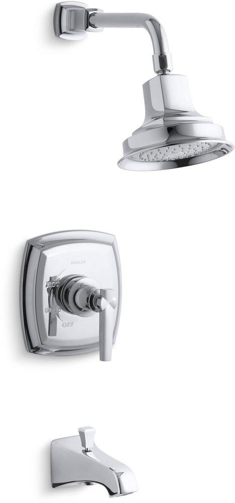 KOHLER Polished Chrome Single Handle Bathtub & Shower Faucet (Trim Only) 
