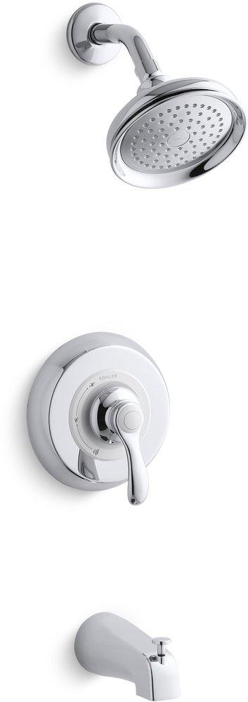 KOHLER Polished Chrome Single Handle Single Function Bathtub & Shower Faucet (Trim Only) 