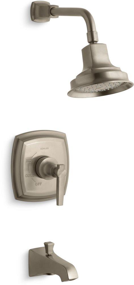 KOHLER Vibrant&reg; Brushed Bronze Single Handle Bathtub & Shower Faucet (Trim Only) 