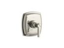 KOHLER Vibrant&reg; Polished Nickel Pressure Balancing Valve Trim with Single Lever Handle 