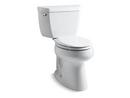 KOHLER White 1 gpf Elongated Floor Mount Two Piece Toilet 