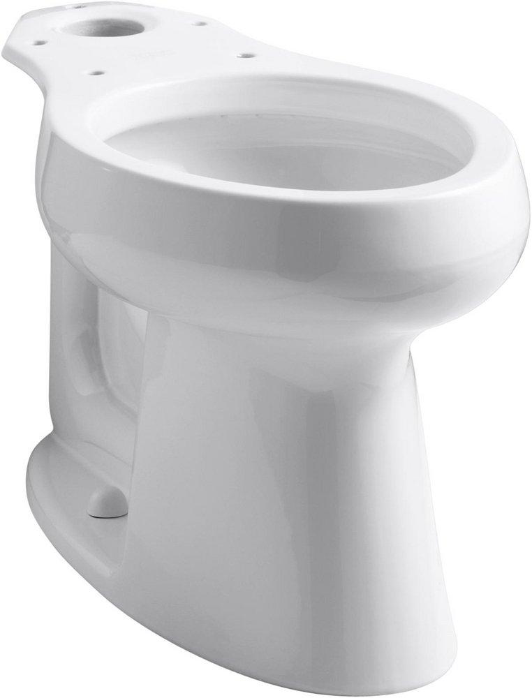 KOHLER White 1 gpf Elongated Floor Mount Two Piece Toilet Bowl 