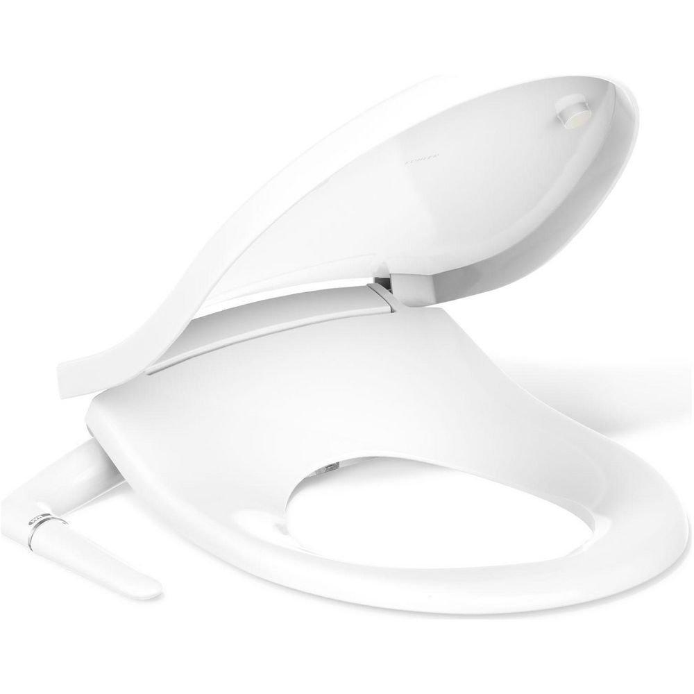 KOHLER White Round Closet Front Toilet Seat 