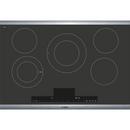 Bosch Black/Stainless Steel 5 Burner Smoothtop Cooktop in Black/Stainless Steel 