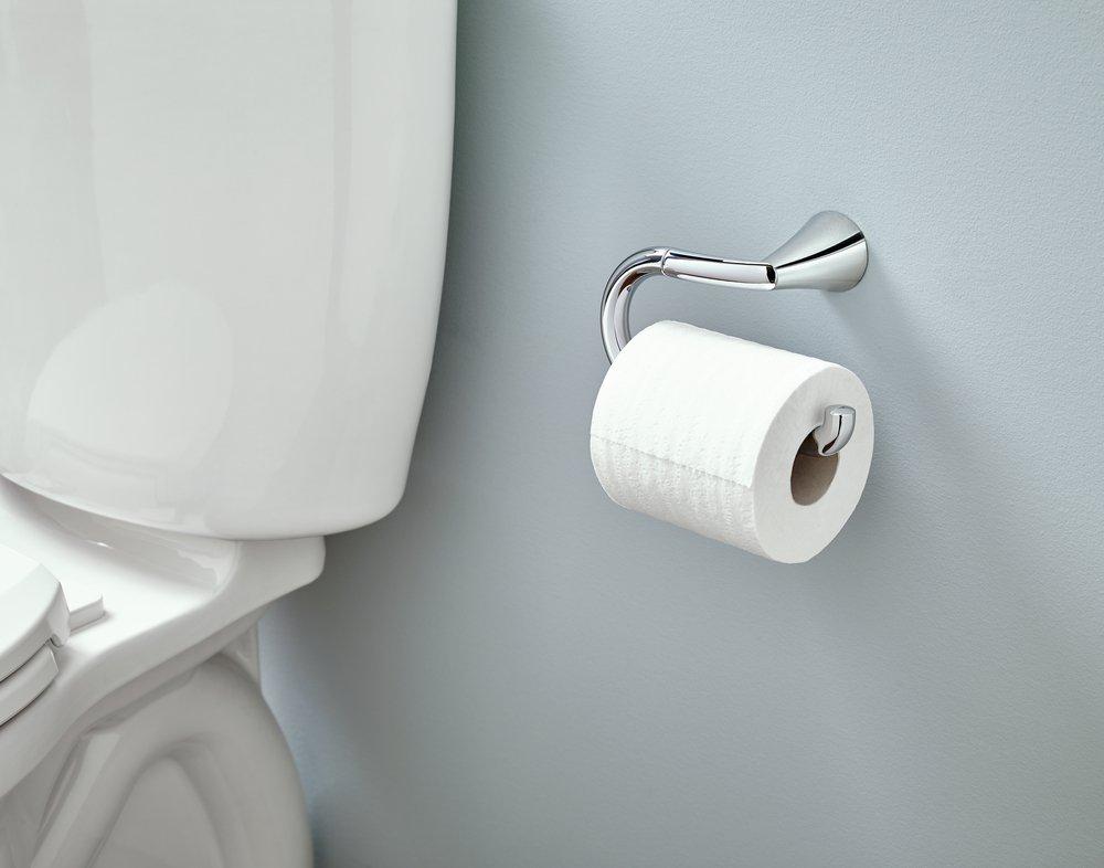 Moen Polished Chrome Wall Mount Toilet Tissue Holder 