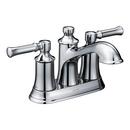 Moen Polished Chrome Two Handle Centerset Bathroom Sink Faucet 