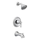 Moen Polished Chrome Single Handle Single Function Bathtub & Shower Faucet Trim Only 