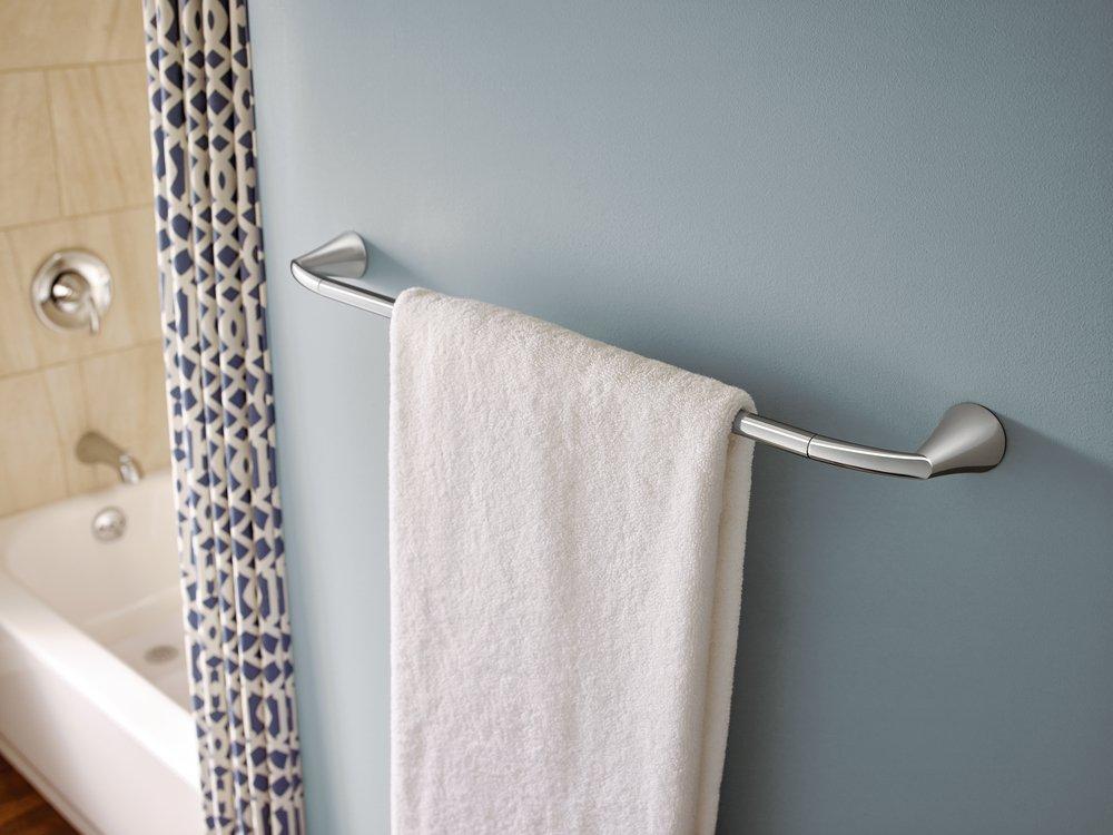 Moen Brushed Nickel 18 in. Towel Bar 