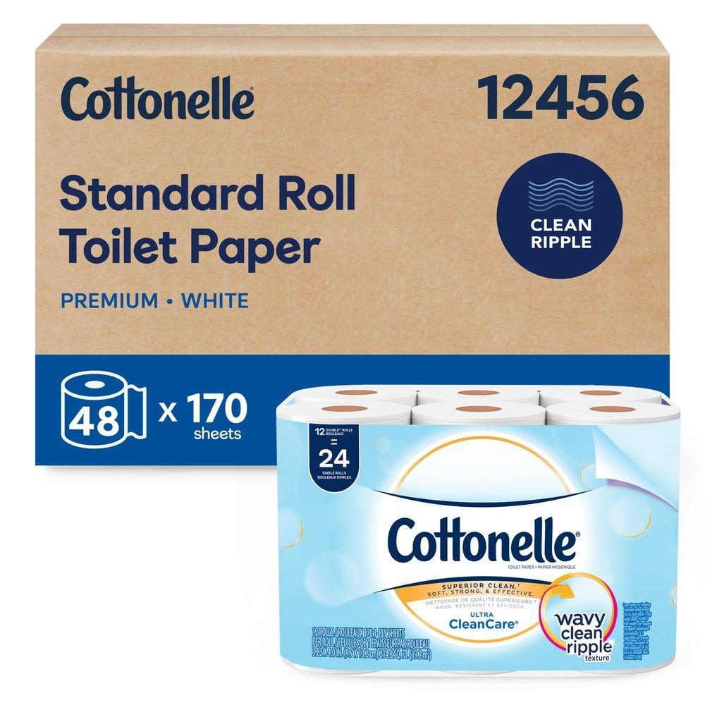 Cottonelle&reg; White Professional Standard Roll Tissue Paper 