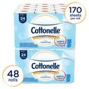 Cottonelle&reg; White Ultra Soft Standard Roll Bathroom Tissue 