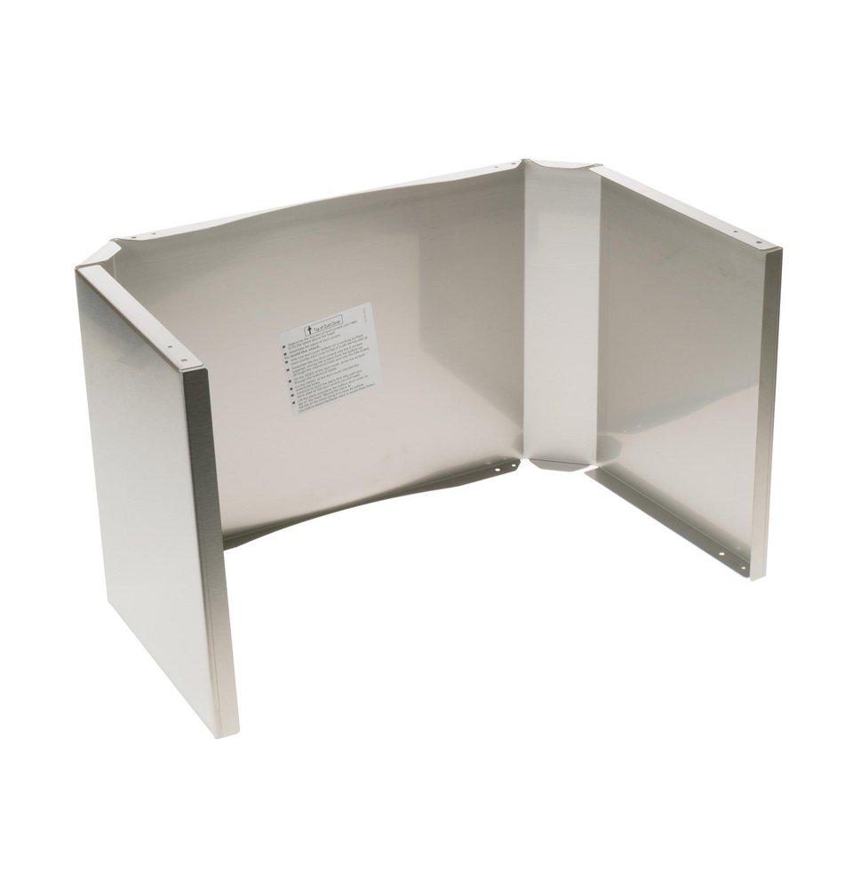 Monogram&reg; Stainless Steel Stackable Duct Covering 