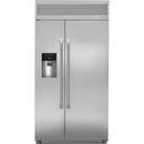 42 in. 15.77 cu. ft. Side-By-Side Refrigerator in Stainless Steel