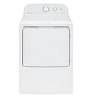 27 in. 6.2 cu. ft. Gas Dryer in White/Grey