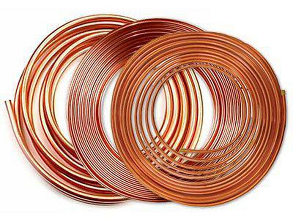 Blue 50 ft. Copper Refrigeration Coil 
