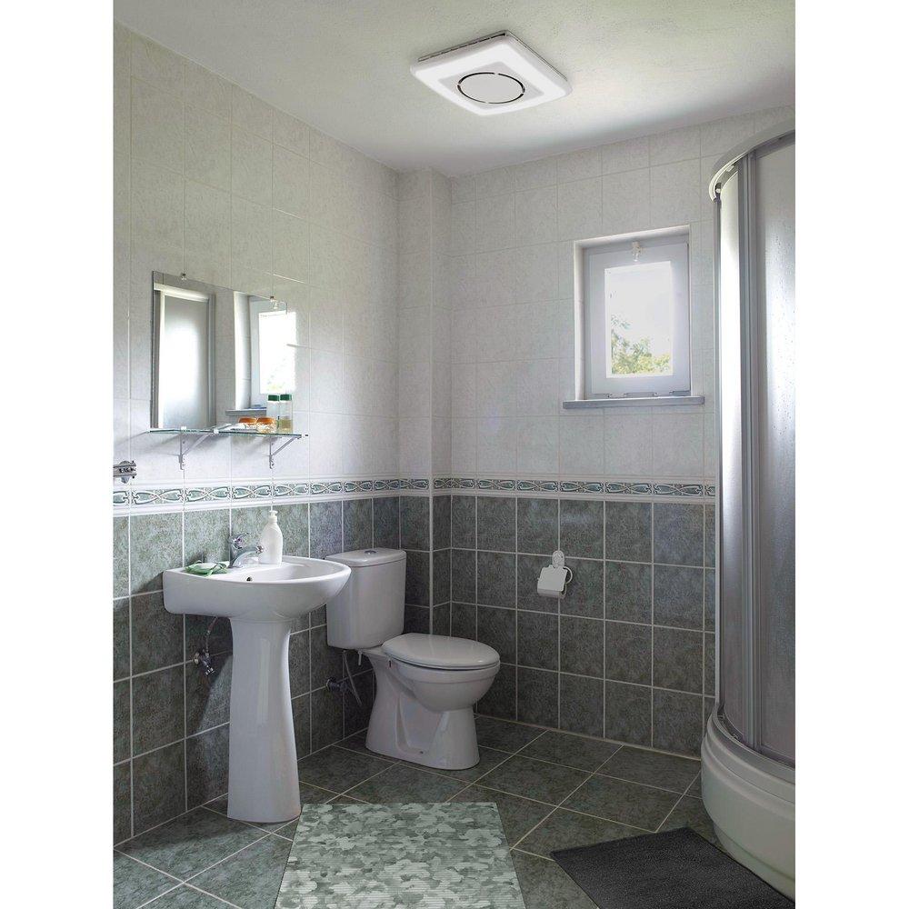 Broan White Bathroom Exhaust Fan in White 